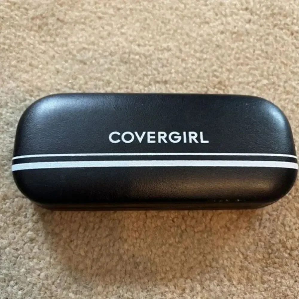 CoverGirl Black Purple Hard Eyeglass Case